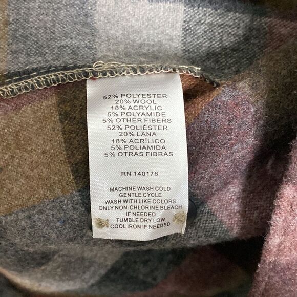 JEREMIAH American Legacy Men’s Long Sleeves Button Up Plaid Shirt L NWOT - Picture 4 of 5